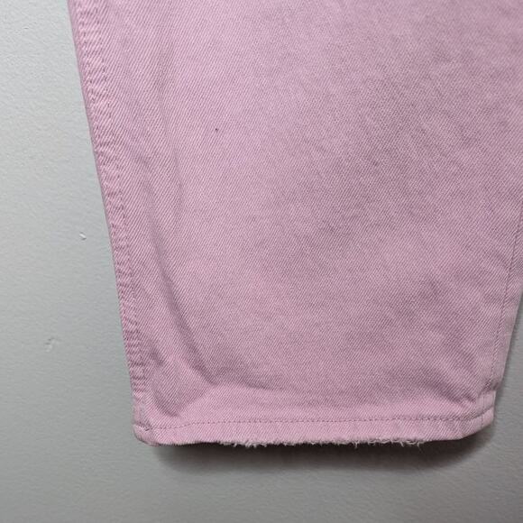 Abercrombie & Fitch Orchid Pink Ultra High Rise 90s Straight Jean Size 6 Short - Picture 5 of 7